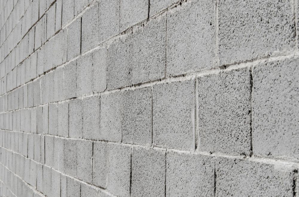 muro de bloques de hormigón prefabricado