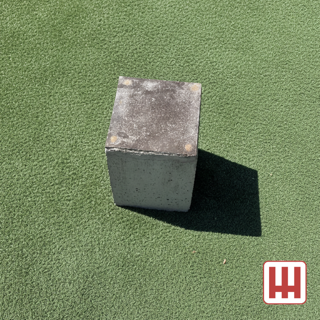base de hormigon para container