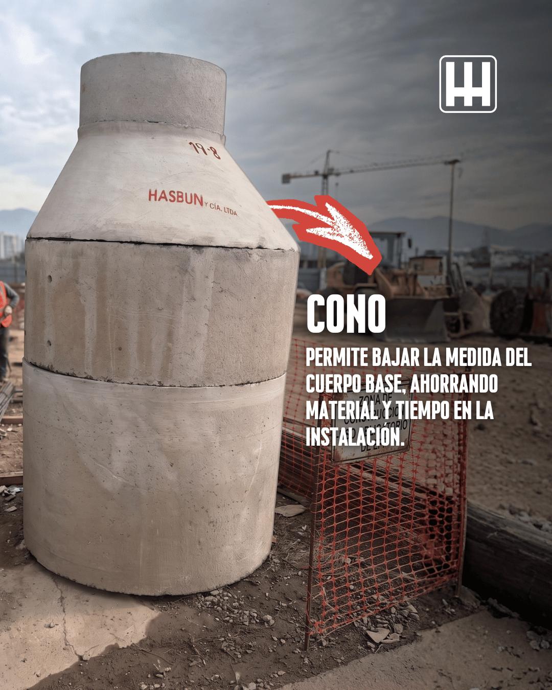 cono de hormigon